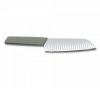 Nóż Santoku, ostrze ryflowane, 17 cm, oliwkowy VICTORINOX 6.9056.17K6B